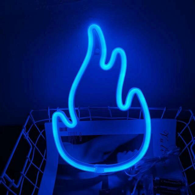 Fire Flame Neon Sign Appliance  Lastricks.