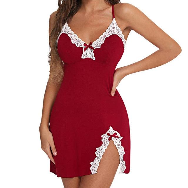 Nightgown V-Neck Lingerie women  Lastricks | London.