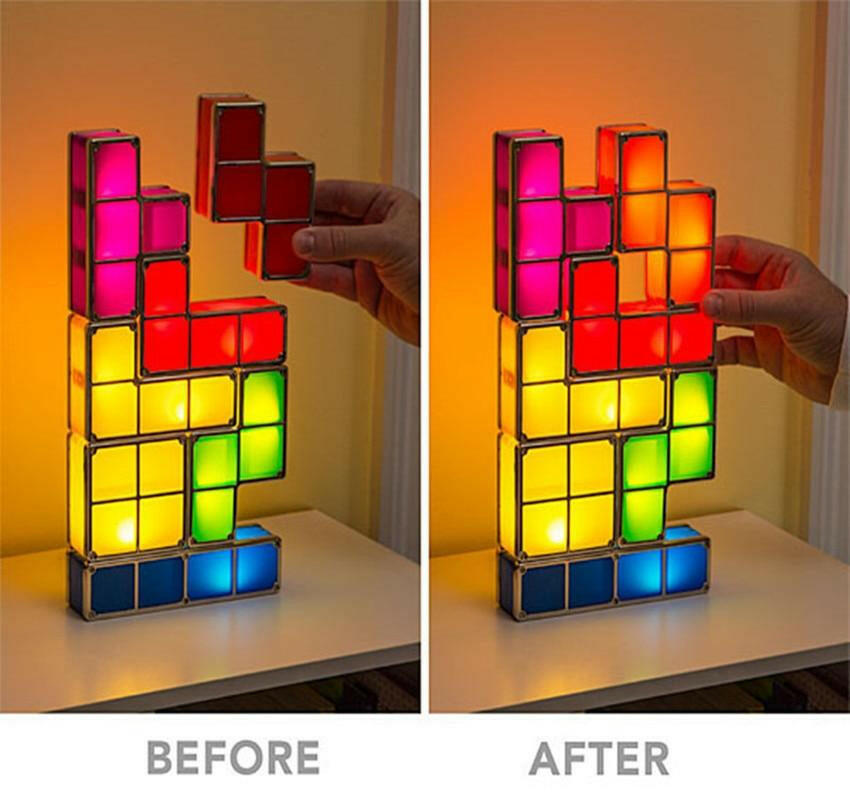 Novelty Lighting DIY Tetris Puzzle 3D Appliance  Lastricks.
