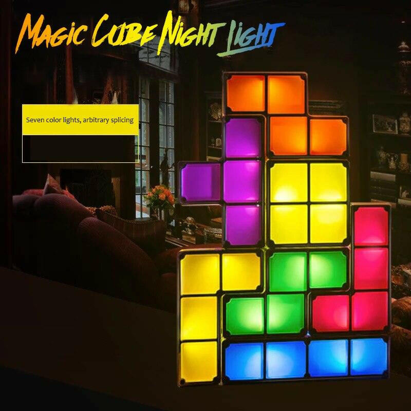 Novelty Lighting DIY Tetris Puzzle 3D Appliance  Lastricks.