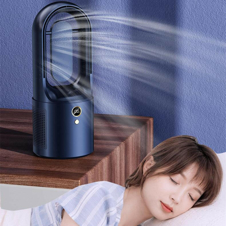 Small Household Usb Charging With Leafless Fan And Lamp Night Light   Lastricks.