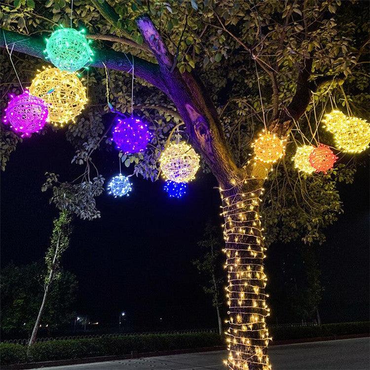 Tree ball lights outdoor lighting string lights   Lastricks.