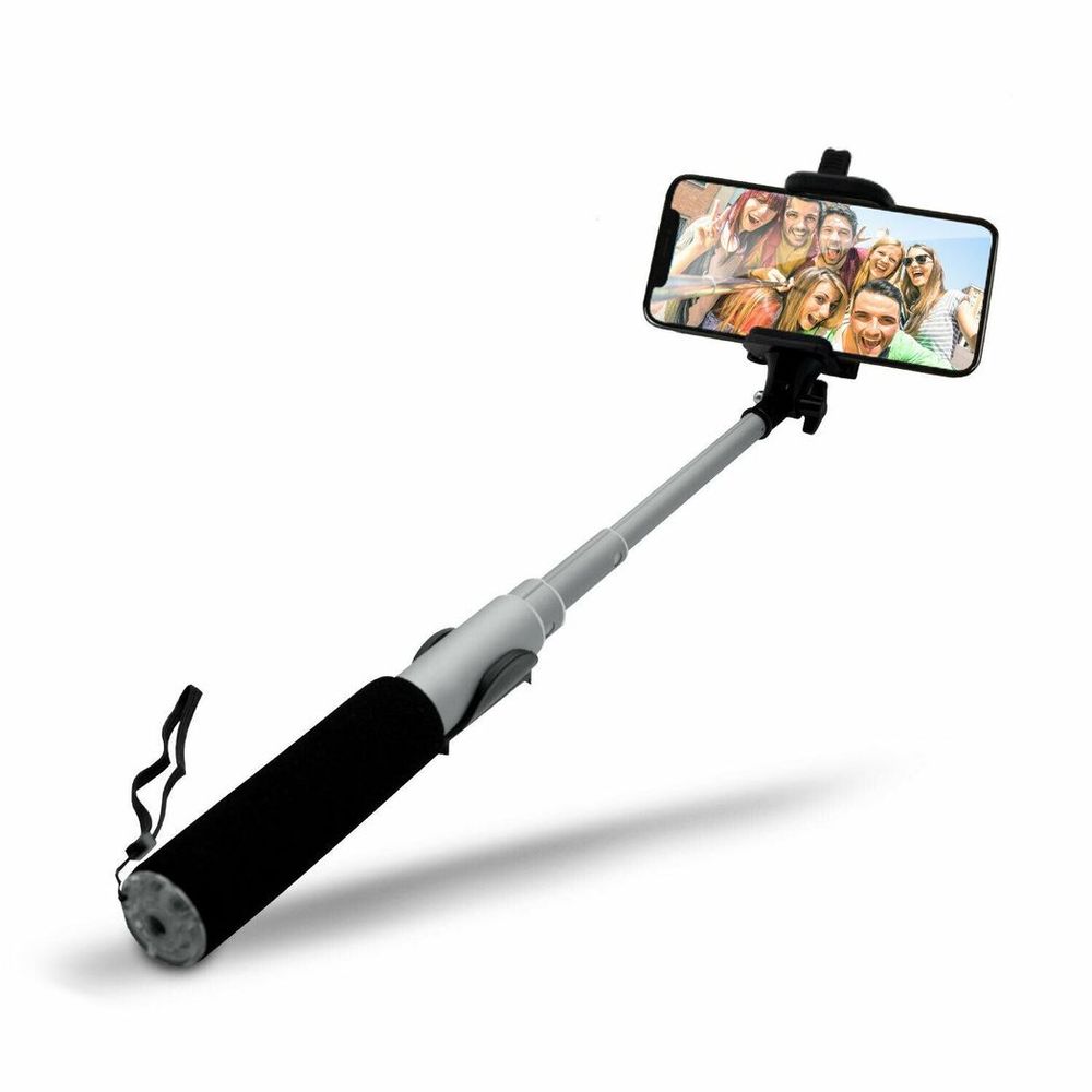 Aquarius Selfie Stick with Video Function - Silver