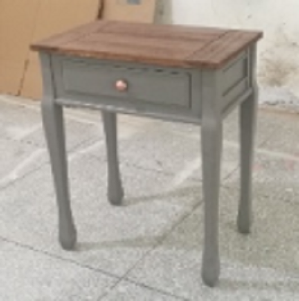 78CM WOODEN 1 DRAWER TABLE