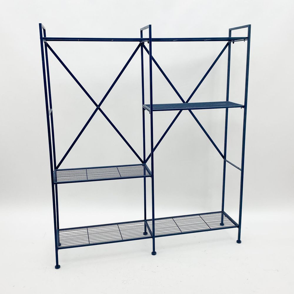 141CM BLUE SHELF UNIT