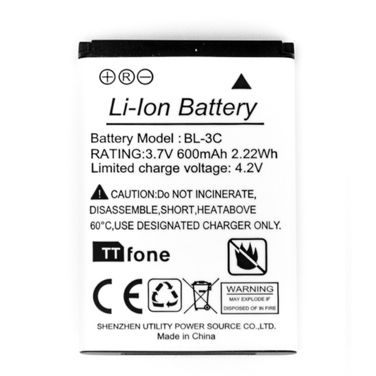 Original Battery TTBL3C for TTfone TT300