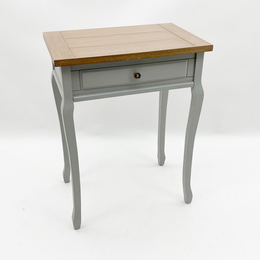 78CM WOODEN 1 DRAWER TABLE