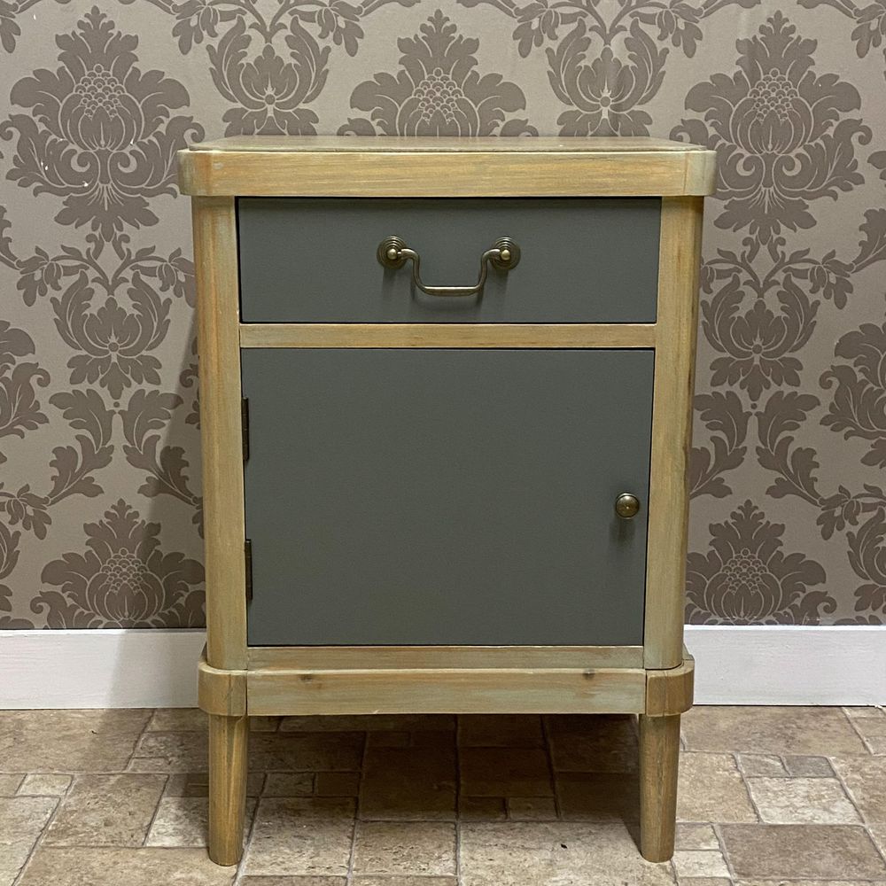 65CM WOODEN BEDSIDE TABLE