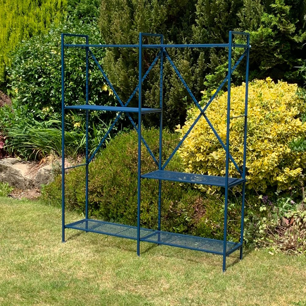 141CM BLUE SHELF UNIT