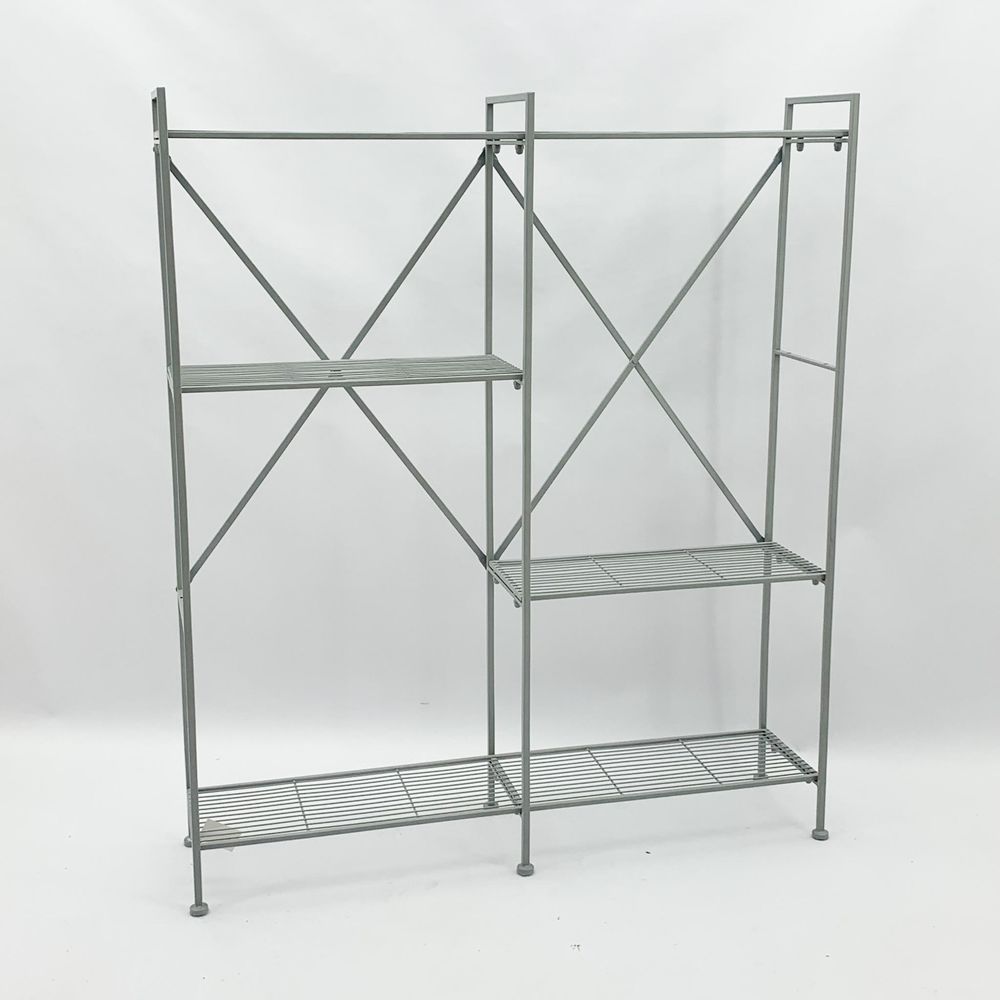 141CM GREY SHELF UNIT