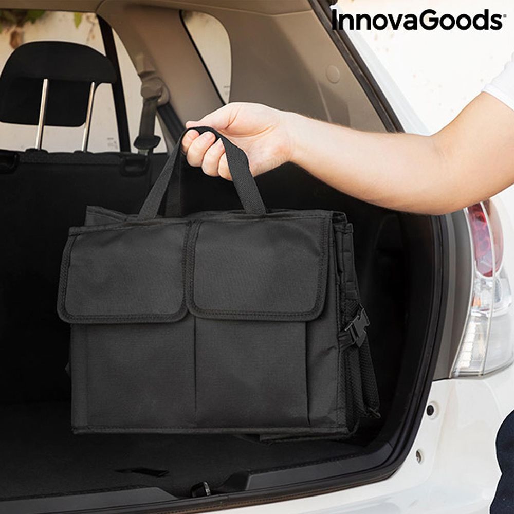 Carry Foldable Car Trunk Organizer Storage Bag Velcro Extra Grip