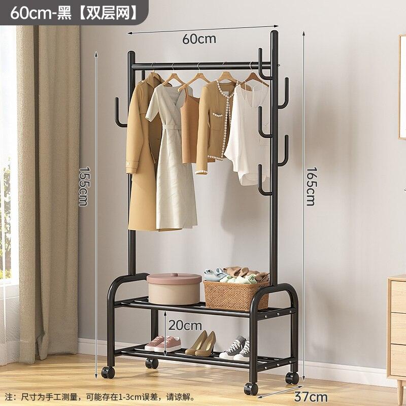 (DUTRIEUX) Wheels Clothes Organizer Rack Appliance  Lastricks.