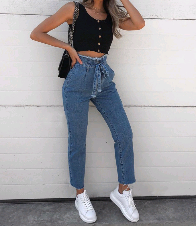 High Waisted Jeans woman  Lastricks | London.