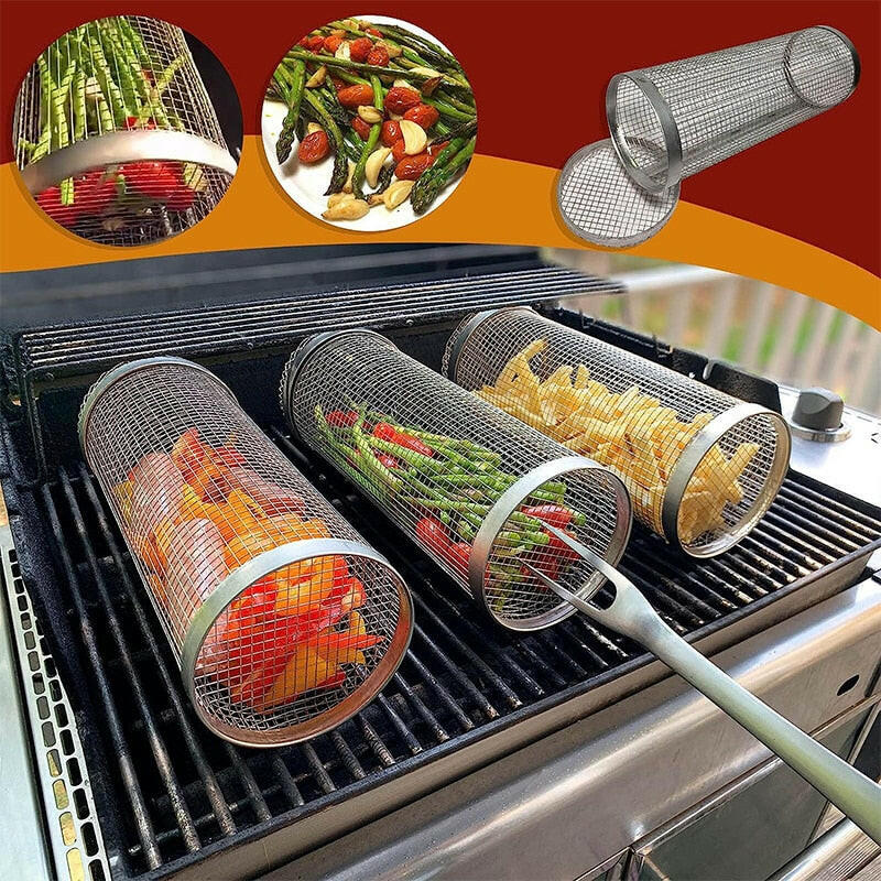 Stainless Steel Grilling Basket outdoor  Lastricks | London.