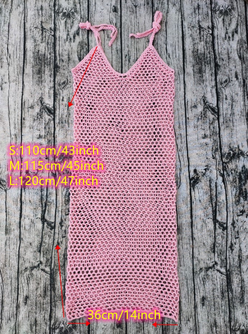 Sleeveless Crochet Beach Dress clothing  Lastricks | London.