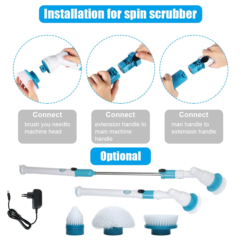 Wireless Electric Spin Cleaner home  Lastricks | London.